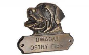 Wizytówka "ROTWEILER" patyna - Numery na dom - miniaturka - grafika 2