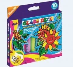 Amos Farby witrażowe 10 kolorów KW TRADE - Przybory szkolne - miniaturka - grafika 2