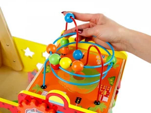 HH POLAND DREWNIANY CHODZIK EDUKACYJNY STRAŻ POŻARNA PCHACZ HH-HM013238 - Pchacze - miniaturka - grafika 7