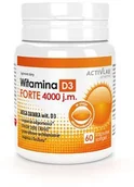 Witaminy i minerały dla sportowców - Activlab Witamina D3 Forte 4000IU [ 60softkaps. ] - - miniaturka - grafika 1