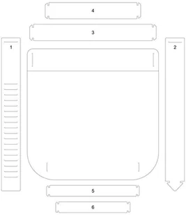 3mk Przyłbica ochronna 3mk maska osłona na twarz Protective Helmet 7978X1 - Przyłbice ochronne - miniaturka - grafika 4