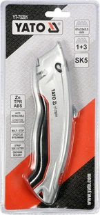 Yato NOŻYK Z WYSUWANYM OSTRZEM TRAPEZOWYM YT-75201 YT-75201 - Nożyce i noże - miniaturka - grafika 3