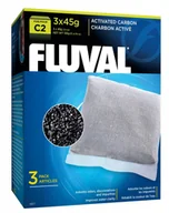Filtry akwariowe i akcesoria - Fluval Wkład węglowy do filtra C2, 3x45g - miniaturka - grafika 1