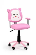 Krzesła obrotowe dla dzieci - Fotel dziecięcy Brent - różowy - miniaturka - grafika 1