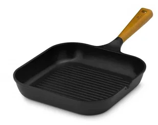 Lumarko Lumarko NATUR Patelnia grill 24cm z powłoką ceramiczną 320R GR4653-PROM Mondex - Patelnie - miniaturka - grafika 2