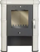 Piece wolnostojące - Ekoprojekt 198 TOPGAR Piec kaflowy 5,7kW krem średnica wylotu spalin 150 mm) spełnia anty-smogowy EkoProjekt 19877510 77510-uniw - miniaturka - grafika 1