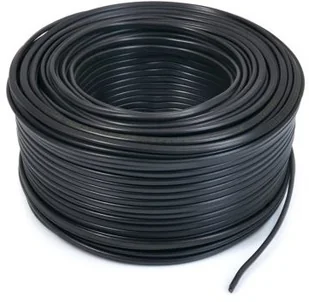 Elektrokabel Przewód płaski OMYp 2x0,5 czarny 300/500V OMYp 2x0,5 CZA - Przewody elektryczne - miniaturka - grafika 2