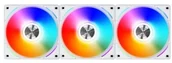 Akcesoria do komputerów stacjonarnych - Lian Li 3 Pack - UNI FAN AL120 RGB PWM fan - 120mm white UF-AL120-3W - miniaturka - grafika 1