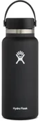 Butelki termiczne - Hydro Flask Butelka termiczna 946 ml Wide Mouth 2.0 Flex Cap Hydro Flask - black W32BTS001 - miniaturka - grafika 1