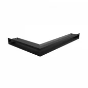 Akcesoria kominkowe - Kratki.pl LUFT narożny prawy czarny 40x60x6 LUFT/NP/6/40/45S/C - miniaturka - grafika 1