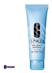 Clinique City Block Purifying Charcoal Clay Mask & Scrub, maseczka głęboko oczyszczająca, 100 ml - Maseczki do twarzy - miniaturka - grafika 4