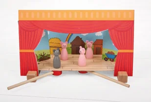 Bigjigs Toys Teatr magnetyczny Toys BJ948 - Zabawki interaktywne dla dzieci - miniaturka - grafika 3