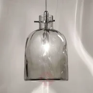 Lampy sufitowe - Selene Designerska lampa wisząca Bossa Nova szary dym - miniaturka - grafika 1