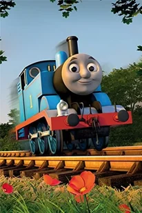 Jerry Fabrics dzieci koc z flauszu pływnych i rzucania, Thomas i przyjaciele charakter, poliester, wielokolorowa, 150 x 150 x 0.3 cm 17BL146 - Koce i narzuty dla dzieci - miniaturka - grafika 2