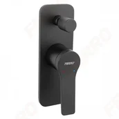 Baterie wannowe i prysznicowe - Ferro STRATOS podtynkowa czarny BSC7PBL - miniaturka - grafika 1