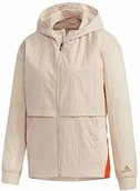 Kurtki i kamizelki sportowe damskie - adidas adidas Damska kurtka wiatrówka W U-4-u Wb beżowy peruki XS GH4461 - miniaturka - grafika 1