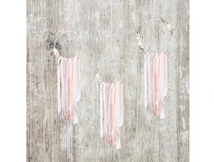 Party Deco Zestaw rattanowych Łapaczy Snów - 3 szt. ZDW2 - Wesele i ślub - miniaturka - grafika 3