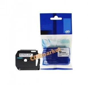 Brother Taśma do P-touch MK-221 BZ 9mm biała / czarny nadr - Taśmy do drukarek barwiące - miniaturka - grafika 5