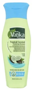 Dabur VATIKA Szampon do włosów Tropikalny kokos zwiększający objętość 200ml VA114 - Szampony do włosów - miniaturka - grafika 3