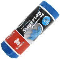 Worki na śmieci - Kuchcik Worki na śmieci zawiązywane Supertop 60 L niebieskie 20 szt. - miniaturka - grafika 1