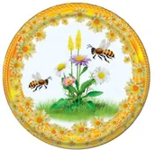 Akcesoria do hodowli zwierząt - Nakrętki na słoiki z miodem (50szt) - wzór ND41 - miniaturka - grafika 1