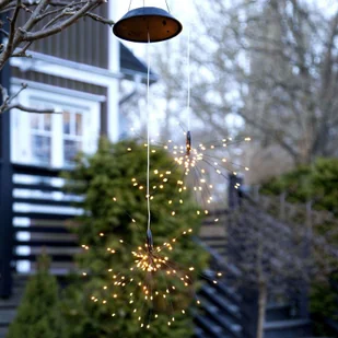 Best Season Solarna lampa wisząca LED Firework - Lampy ogrodowe - miniaturka - grafika 5