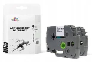 Brother tb print TB Print Taśma TBTB-TZE231 Czarny na Białym 12x8mm 2szt TBTB-TZE231 - Dodatki do drukarek i skanerów - miniaturka - grafika 3