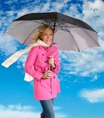 Akcesoria turystyczne - WENKO WENKO, Parasol automatyczny Kyrill, 130 cm - miniaturka - grafika 1