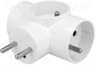 Rozgałęźniki - Rozgałęźnik Wtyczkowy 3x2P+Z Złodziejka - miniaturka - grafika 1