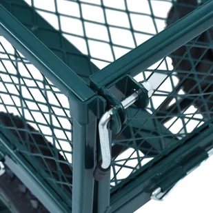 vidaXL Ogrodowy wózek ręczny, zielony, 350 kg - Taczki - miniaturka - grafika 11