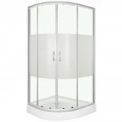 Kabiny prysznicowe - Novoterm Memphis 80x100 lewa - miniaturka - grafika 1