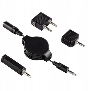 Hama Zestaw adapterów do samolotu - Złącza, przejściówki, adaptery - miniaturka - grafika 7