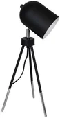 Lampy stojące - Luminex Lampka biurkowa Table Lamps 8432 lampa stołowa 1x60W E27 czarna chrom - miniaturka - grafika 1