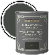 Farby do metalu - Rust-Oleum Farba do mebli Rust-Oleum grafitowy satyna 0 75 l R0070117G5 - miniaturka - grafika 1