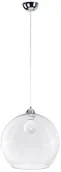 Lampy sufitowe - Keter lighting Nowoczesna lampa wisząca KEN 150 transparentny śr. 30cm KL150 - miniaturka - grafika 1