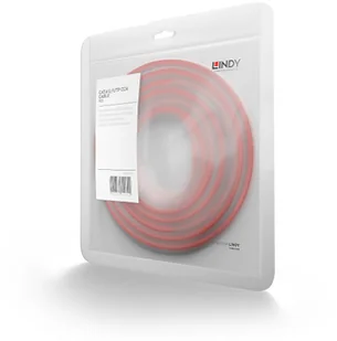 Lindy 48180 Kabel sieciowy skrętka) RJ45 Cat.6 U/UTP czerwony 0,3m LY-48180 - Kable miedziane - miniaturka - grafika 3