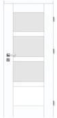 Drzwi wewnętrzne - Voster Skrzydło drzwiowe pokojowe Capri Białe 90 prawe - miniaturka - grafika 1