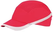 Czapki i chusty sportowe męskie - Portwest portwest pw69 Vent Coole Bump Cap Black mężczyzn pracy akcesoria ochronne głowy -  jeden rozmiar czerwony PW69RER - miniaturka - grafika 1