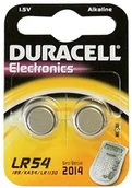 Baterie i akcesoria - Duracell Pila  2 pz. A bottone LR54 5000394052567 - miniaturka - grafika 1