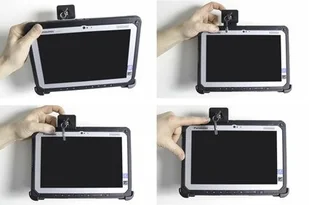Brodit AB Uchwyt do Panasonic Toughpad FZ-A2 z blokadą kluczykową. 739010 - Akcesoria do tabletów i e-booków - miniaturka - grafika 3