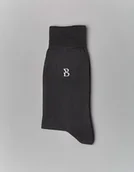 Skarpetki męskie - Borgio skarpety mercerizzato grafit - miniaturka - grafika 1