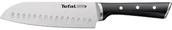 Noże kuchenne - Tefal Nóż santoku "Ingenio Ice Force" w kolorze czarnym - dł. 18 cm - miniaturka - grafika 1