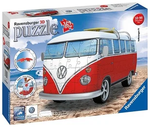 Ravensburger Puzzle 3D Volkswagen Bus T1 162 elementów 125166 - Puzzle - miniaturka - grafika 8