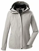 Kurtki i kamizelki sportowe damskie - Killtec Killtec Damska kurtka funkcyjna z odpinanym kapturem beżowy jasny beż 50 24073-000 - miniaturka - grafika 1