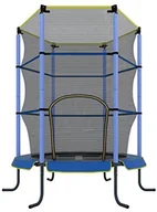 Trampoliny - Ultrasport trampolina pokojowa dla dzieci, 140 cm, do zabawy i fitnessu, dla dzieci w wieku od 3 lat, specjalnie zabezpieczenie z siatki i osłona krawędzi, niebieski, 140 cm 33070000065B - miniaturka - grafika 1
