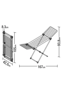 Artweger Suszarka Na Pranie Super Dry Mini Obsydian Grey ART000107 - Suszarki na ubrania - miniaturka - grafika 4