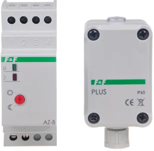 F&F Automat zmierzchowy 16A 12-264V 2-1000lx obudowa AZ-B-PLUS-UNI AZ-B-PLUS-UNI - Bezpieczniki elektryczne - miniaturka - grafika 6