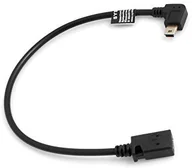 Kable USB - System-S Mini USB kątowy 90 ° po lewej stronie pod różnym kątem wtyczka do gniazda mini USB kabel do transmisji danych kabel ładujący 27 cm 53525906 - miniaturka - grafika 1