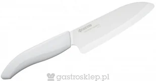 Kyocera Kuchenny nóż ceramiczny, biała rączka Santoku 14 cm (HK-FK-140WH-WH) - Noże kuchenne - miniaturka - grafika 2