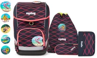 Zestawy szkolne - Ergobag Ergobag Cubo zestaw szkolny 5cz. włącznie z Klettie-Set wellenreitbär koralle wellen ERG-CSE-001-9Y2 - miniaturka - grafika 1